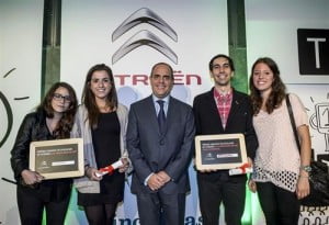 Ganadores de los premios Creative Technologie de Citroën.