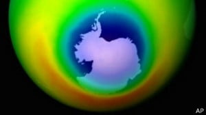Por qué el agujero de la capa de ozono cambia de tamaño.