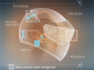 El casco con HUD