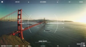 Drones voladores para vigilar las ciudades modernas.