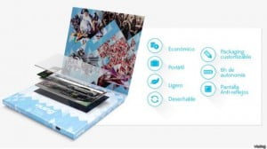 televisión de cartón