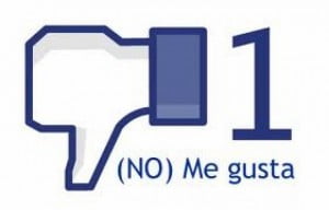 facebook, no me gusta