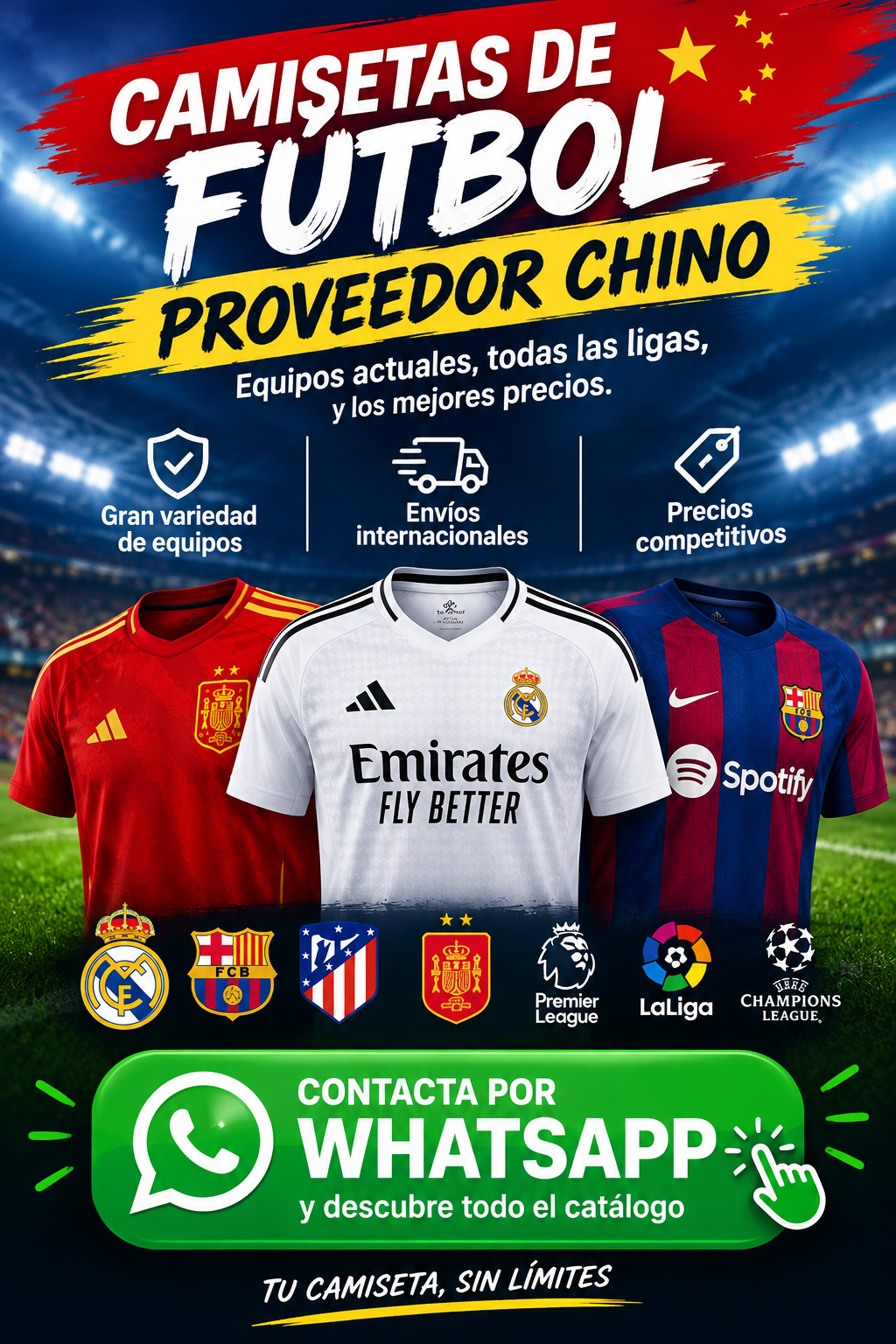Camisetas de fútbol - proveedor chino